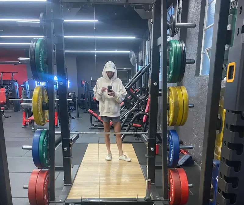 Brandon at the gym